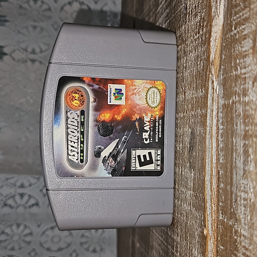 Vintage | Nintendo 64 "Asteroids Hyper 64" Game Pak Video Game